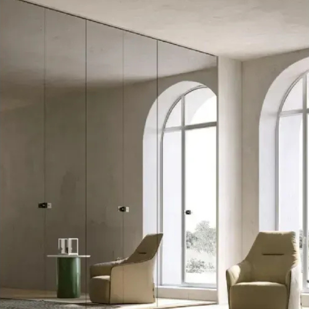 🪞 Armadio Line di Adok – Eleganza Moderna con Ante Specchio o Vetro Laccato ✨