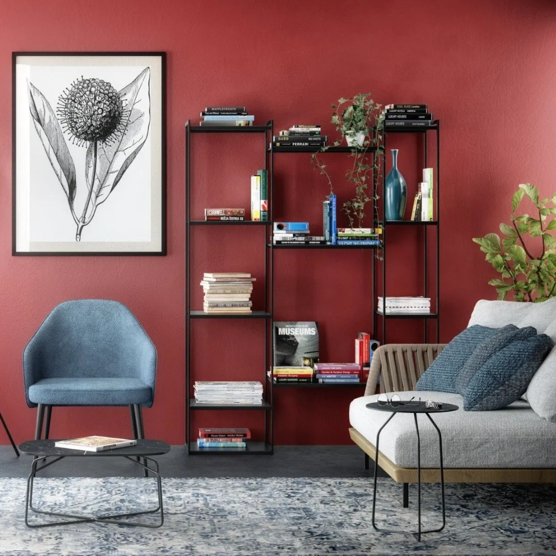 🖤 Libreria Quadra L3 di Ambianceitalia – Minimalismo industrial chic ✨
