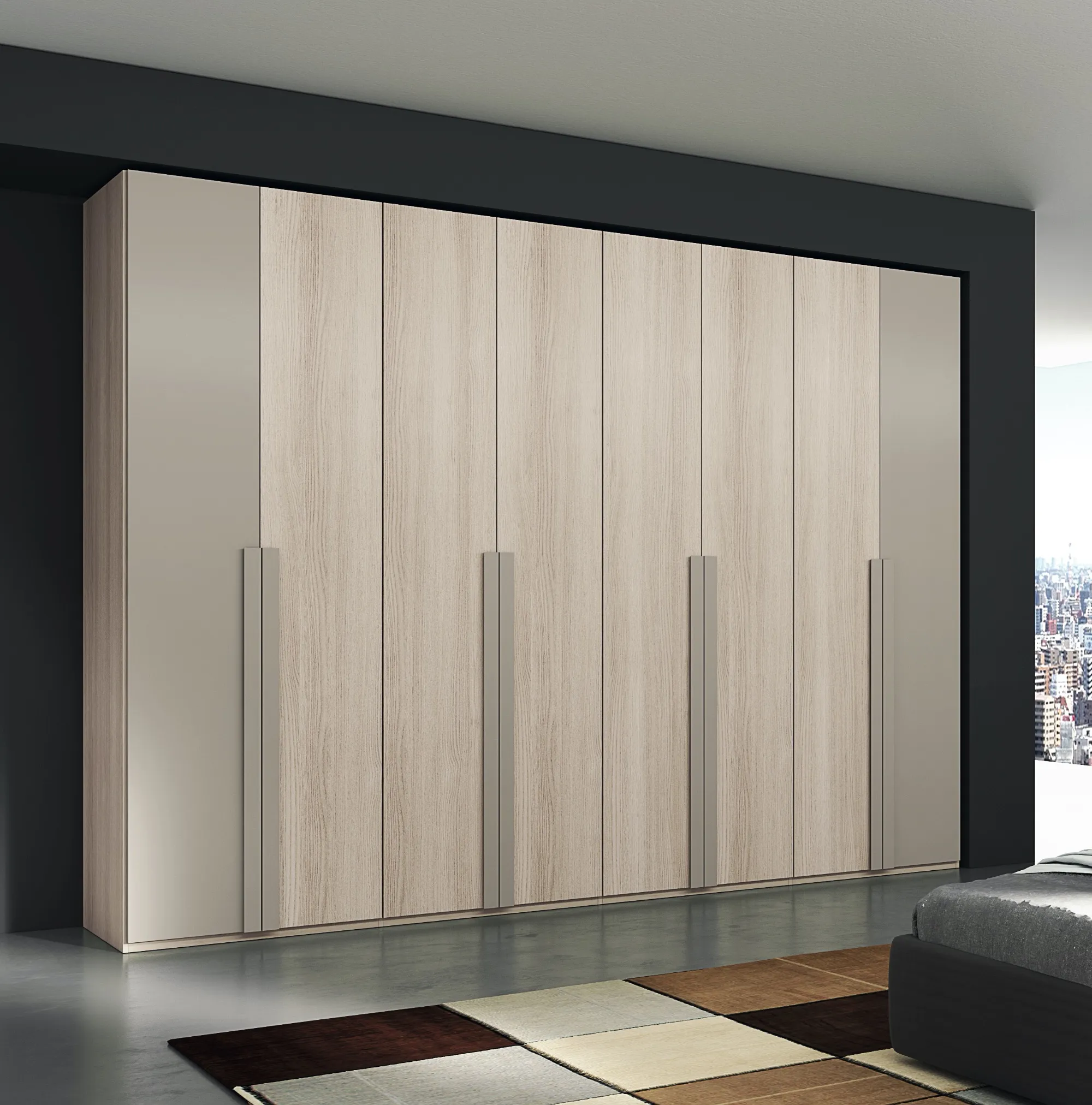 ARMADIO MAXI OAK GREY con Ante Scorrevoli — Qualità, Design e Prezzo Imbattibili! 🛋️