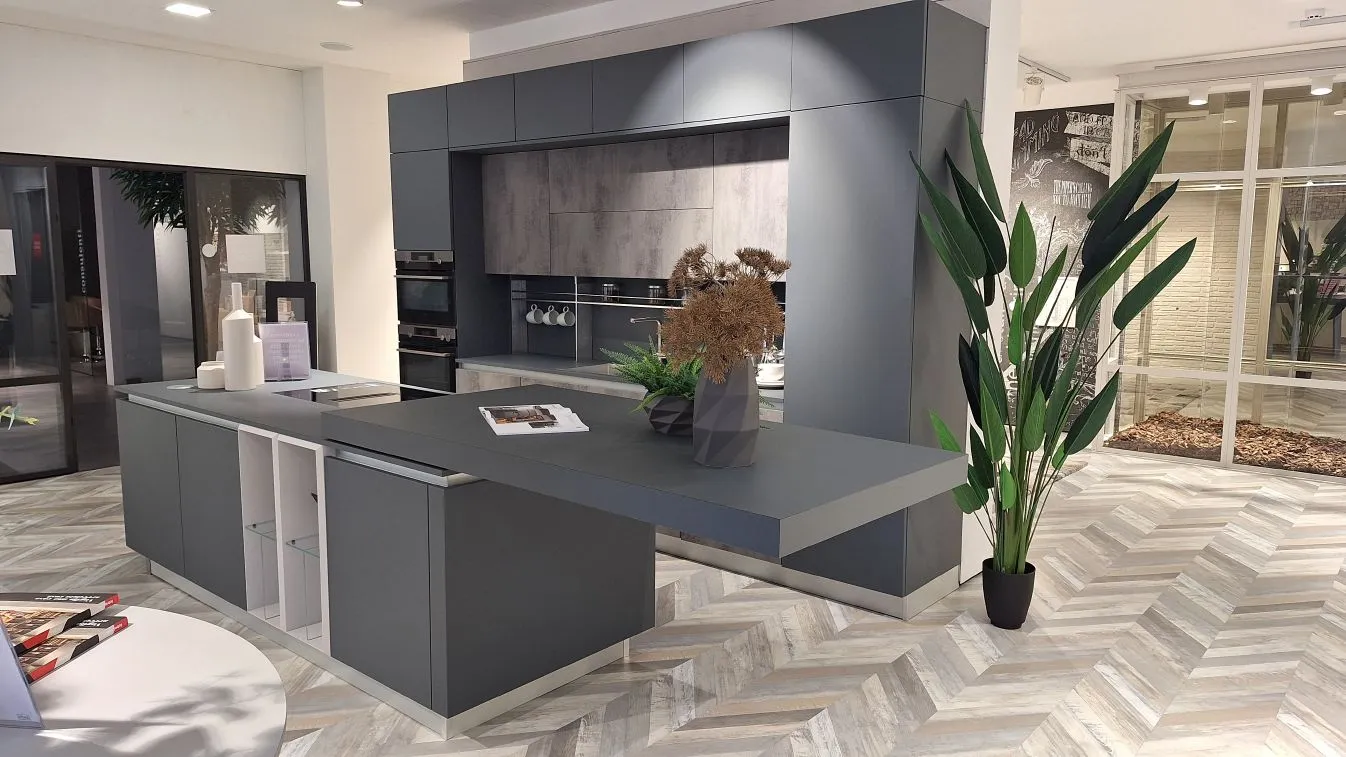 Cucina Febal Casa PORTALE con isola – SCONTO DEL 67%