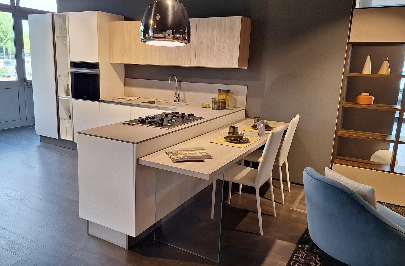 Cucina con anta profilo alluminio EX ERA – OFFERTA OUTLET